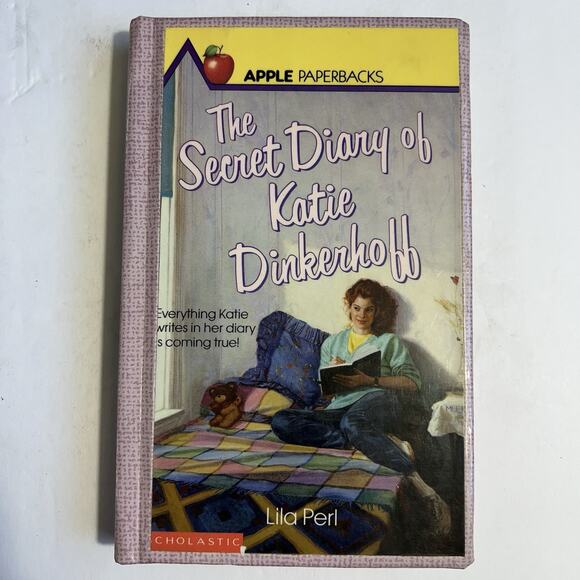 Vintage 1987 The Secret Diary of Katie Dinkerhoff by Lila Perl Hardcover - Picture 1 of 9